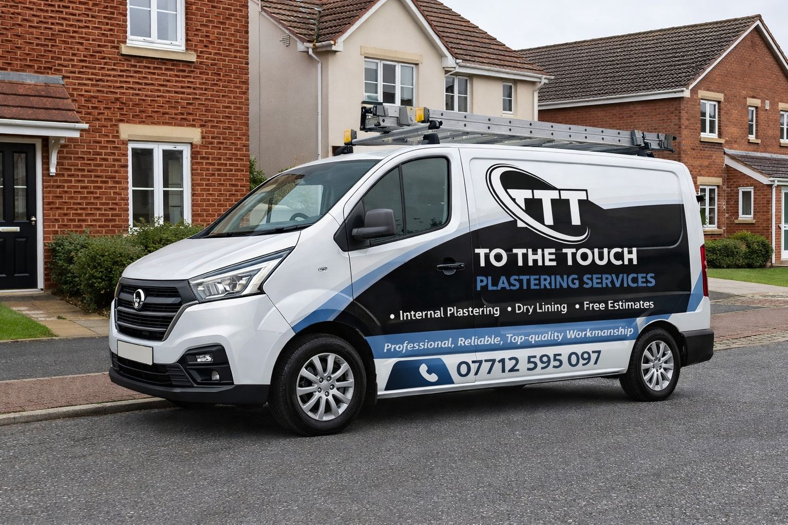 To The Touch Plastering Van